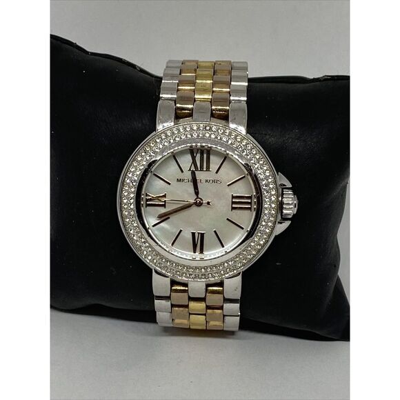 Michael Kors MK3186 Women's Stainless Steel Analog Dial Quartz Wrist Watch UC454 - Picture 1 of 12
